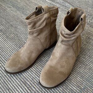 Kohl's Faux Suede Ankle Boots, Size 10